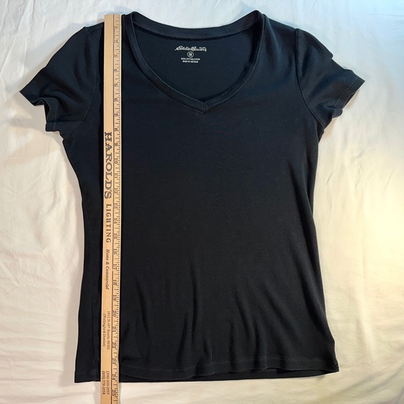 Eddie Bauer Black Cotton Short Sleeve T Shirt - M - Picture 7 of 8